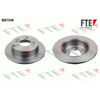 Jeu de 2 disques de frein arrière FTE BS7546