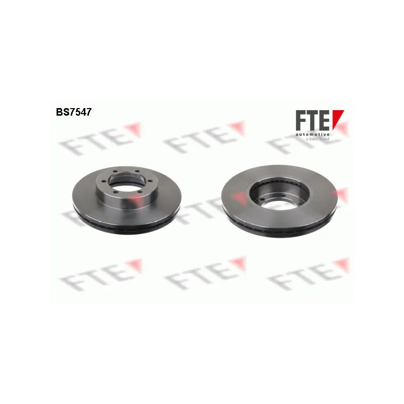 Jeu de 2 disques de frein avant FTE BS7547