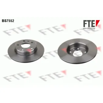 Jeu de 2 disques de frein arrière FTE BS7552