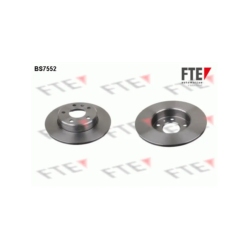 Jeu de 2 disques de frein arrière FTE BS7552