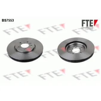 Jeu de 2 disques de frein avant FTE BS7553