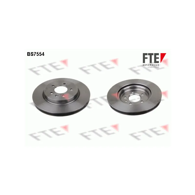 Jeu de 2 disques de frein arrière FTE BS7554