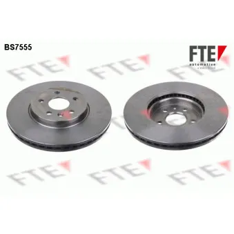 Jeu de 2 disques de frein avant FTE BS7555