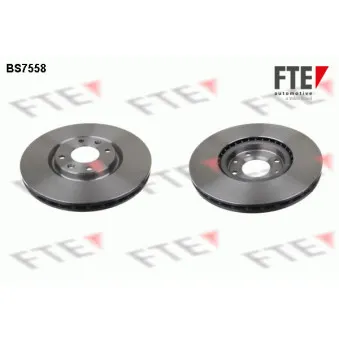 Jeu de 2 disques de frein avant FTE BS7558