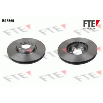 Jeu de 2 disques de frein avant FTE BS7560
