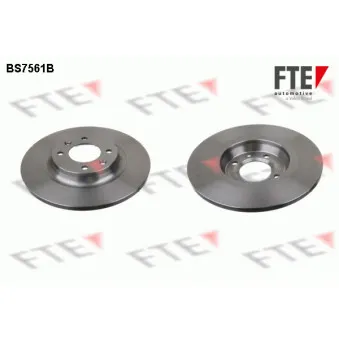 Jeu de 2 disques de frein arrière FTE BS7561B