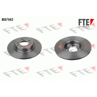 Jeu de 2 disques de frein arrière FTE BS7562