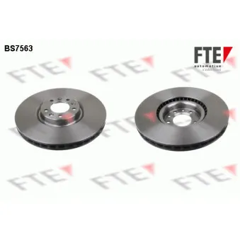 Jeu de 2 disques de frein avant FTE BS7563
