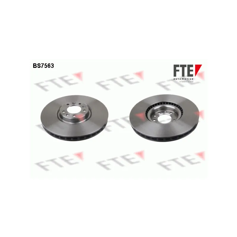 Jeu de 2 disques de frein avant FTE BS7563