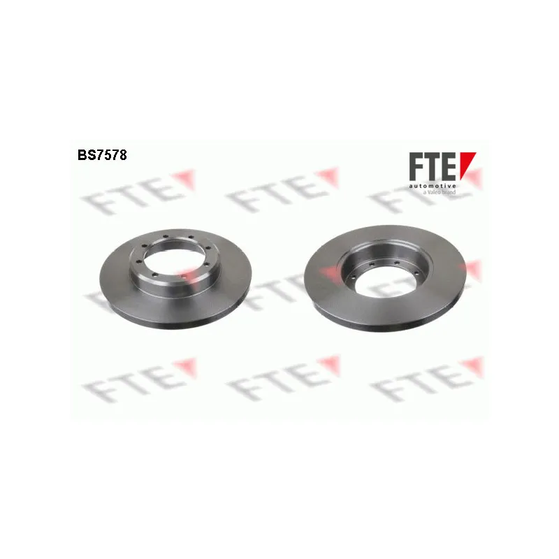 Jeu de 2 disques de frein arrière FTE BS7578