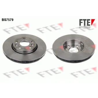 Jeu de 2 disques de frein avant FTE BS7579
