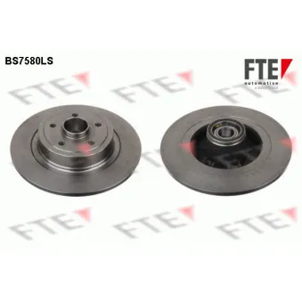 Jeu de 2 disques de frein arrière FTE BS7580LS