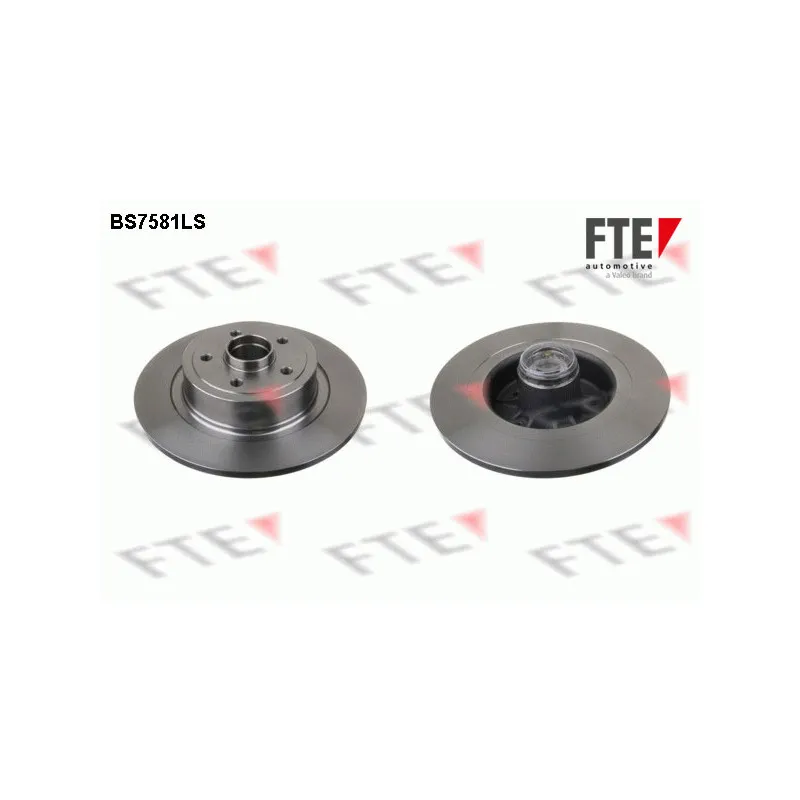 Jeu de 2 disques de frein arrière FTE BS7581LS