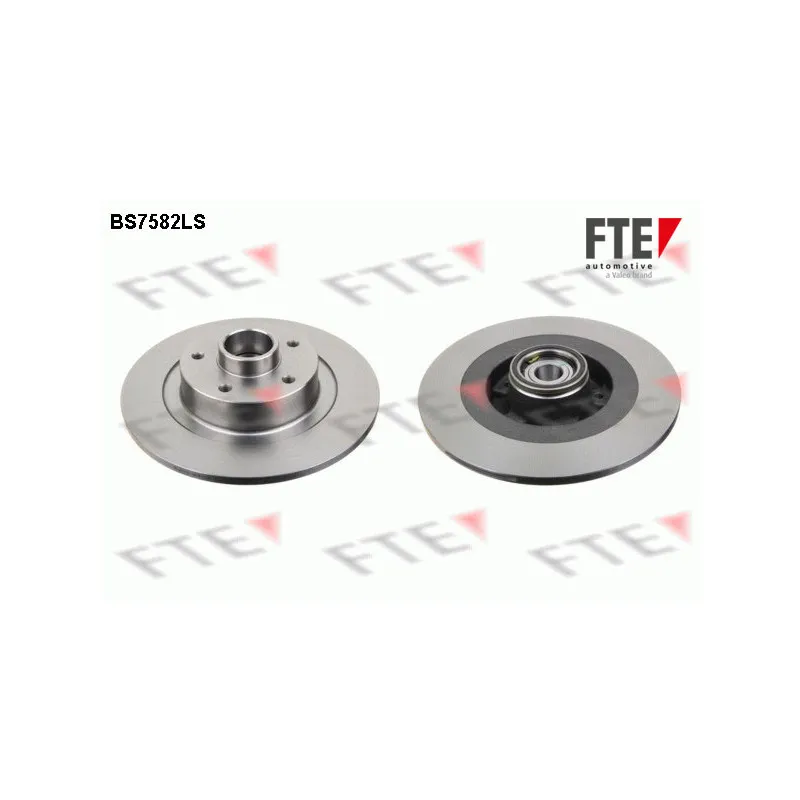 Jeu de 2 disques de frein arrière FTE BS7582LS