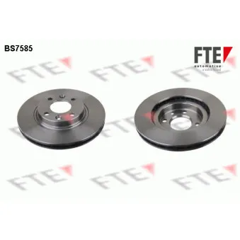 Jeu de 2 disques de frein avant FTE BS7585
