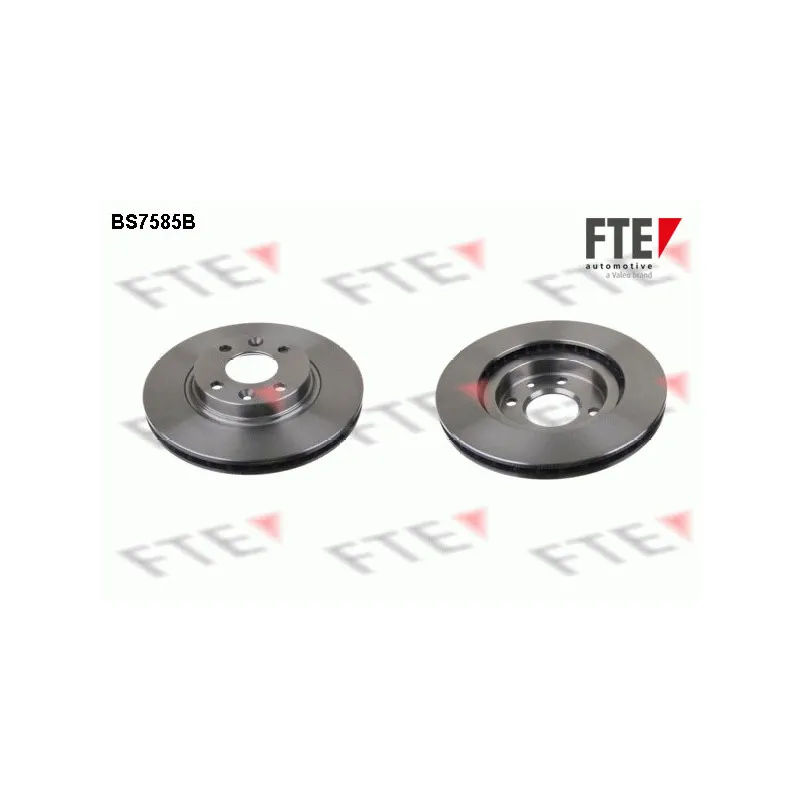 Jeu de 2 disques de frein avant FTE BS7585B