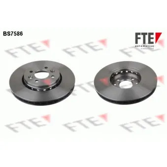 Jeu de 2 disques de frein avant FTE BS7586