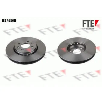 Jeu de 2 disques de frein avant FTE BS7586B