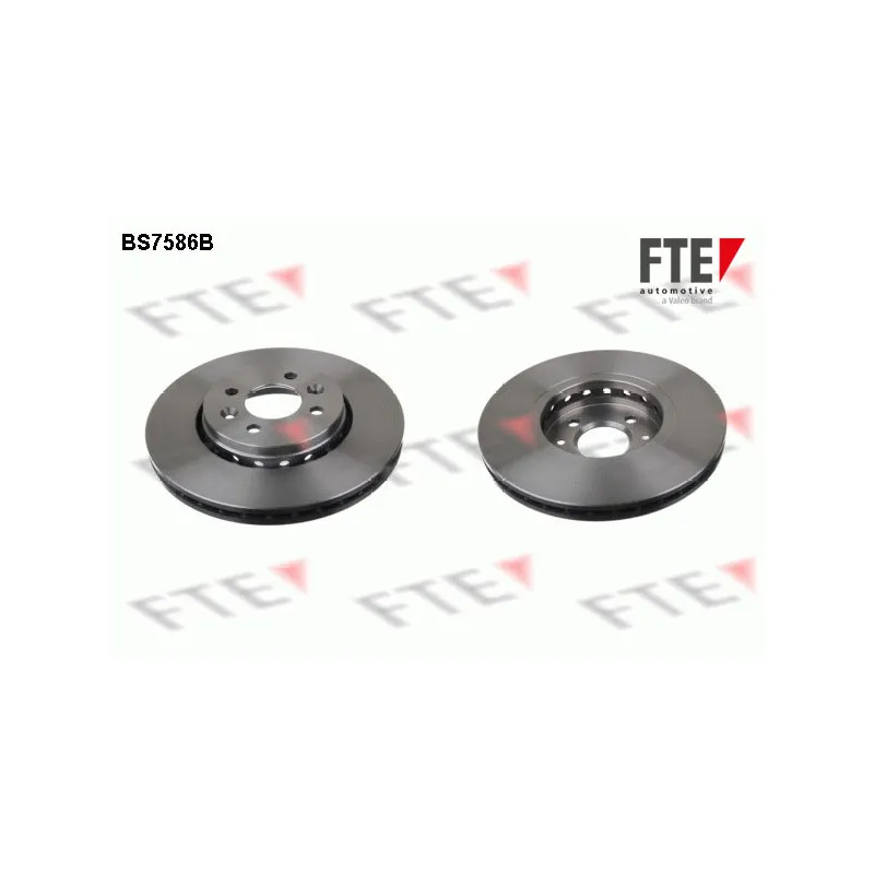 Jeu de 2 disques de frein avant FTE BS7586B