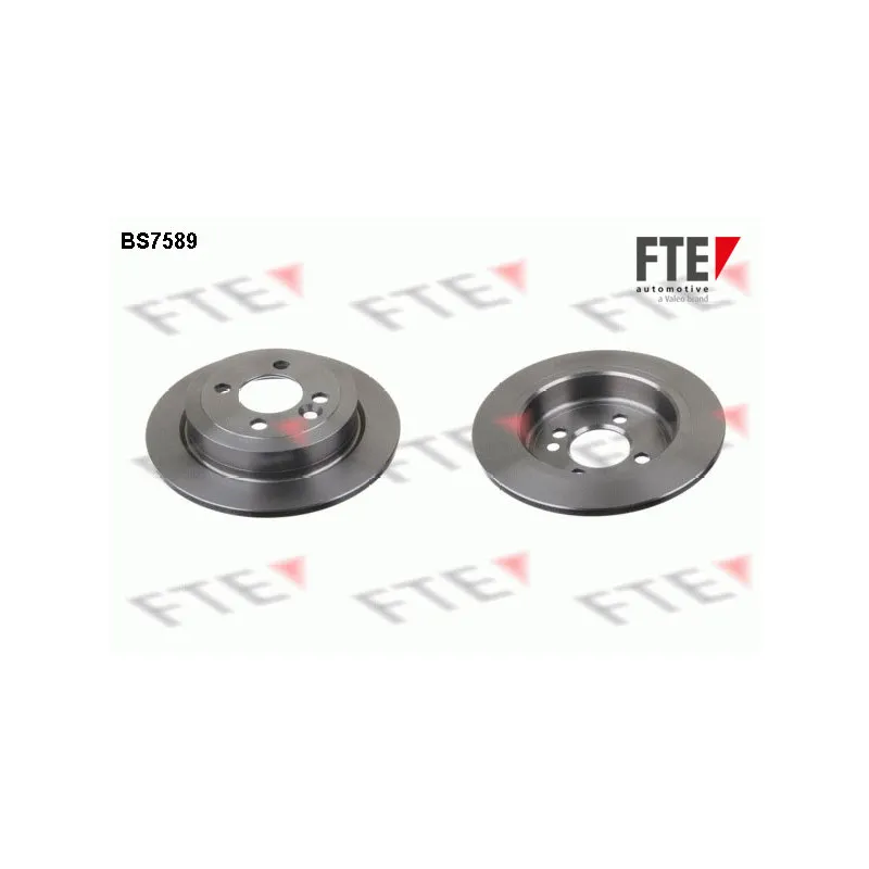 Jeu de 2 disques de frein arrière FTE BS7589