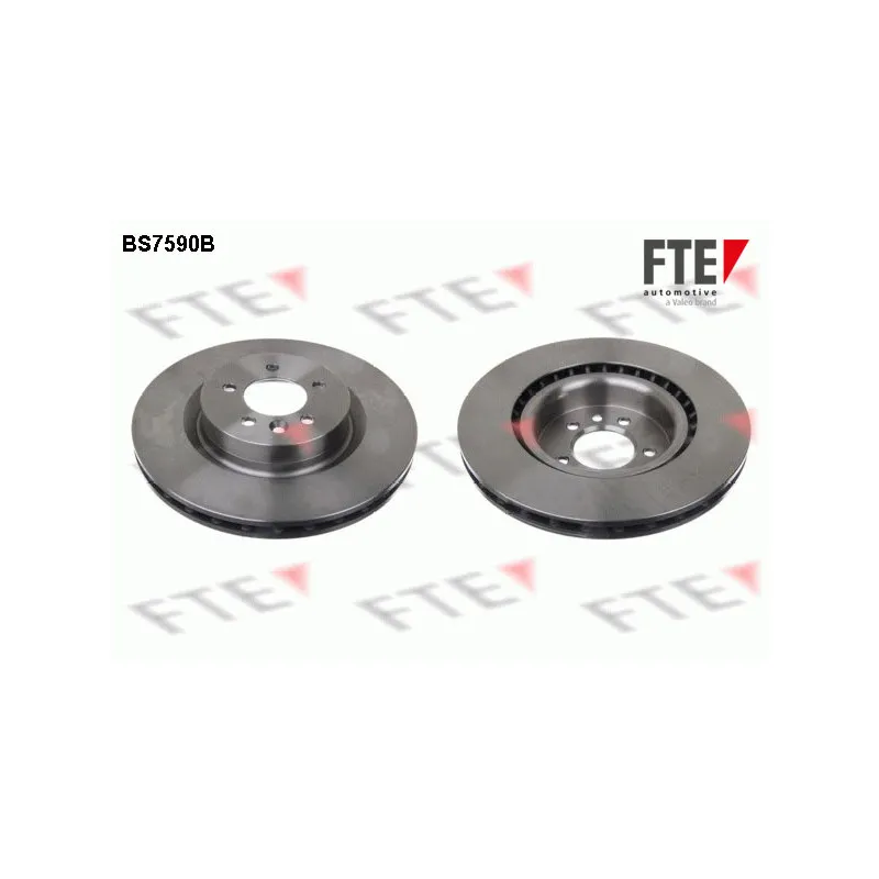 Jeu de 2 disques de frein avant FTE BS7590B
