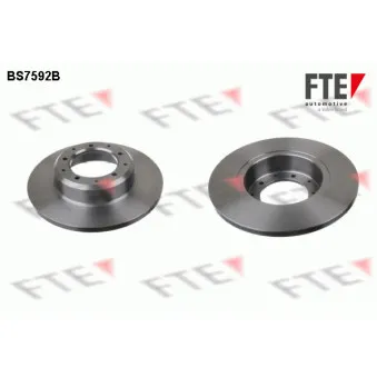 Jeu de 2 disques de frein arrière FTE BS7592B