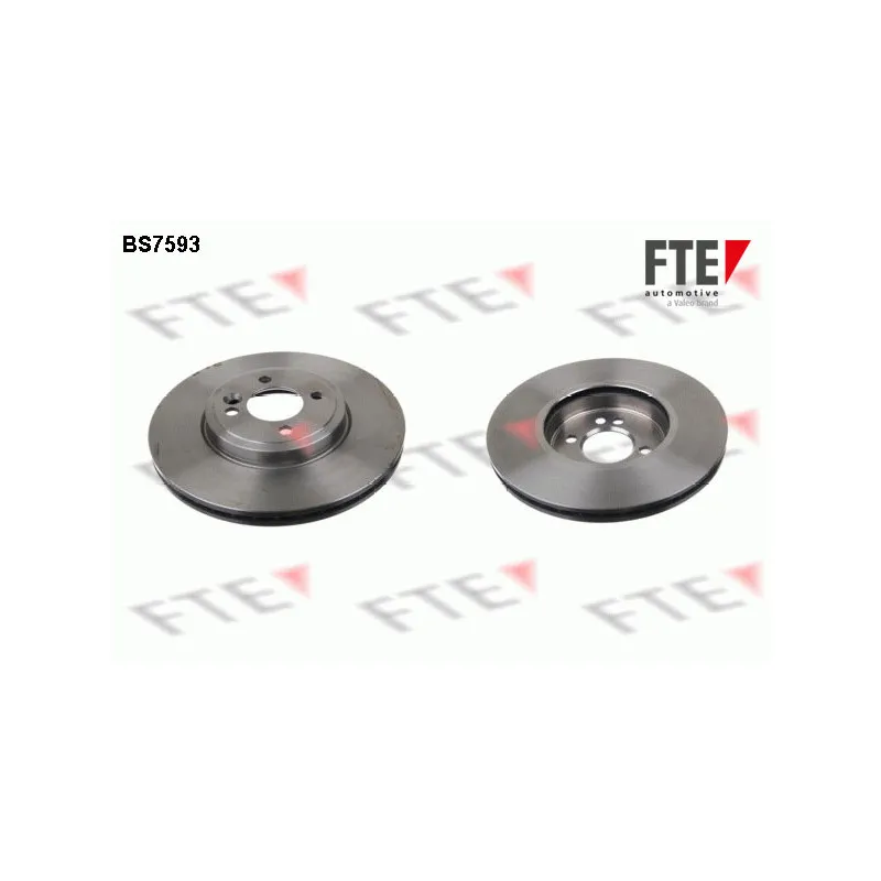 Jeu de 2 disques de frein avant FTE BS7593
