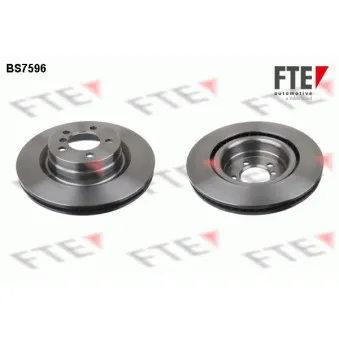 Jeu de 2 disques de frein avant FTE BS7596
