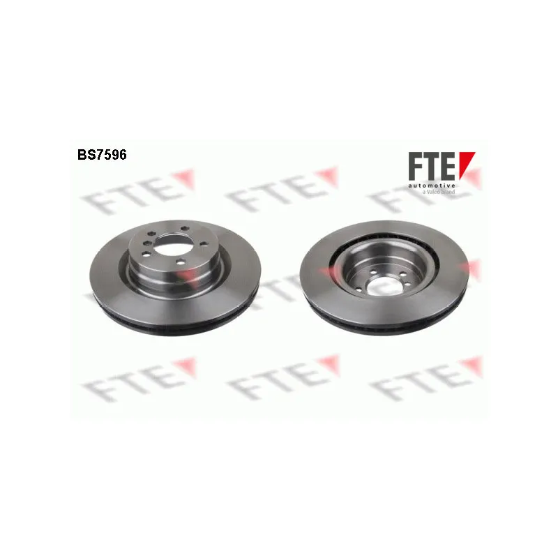 Jeu de 2 disques de frein avant FTE BS7596