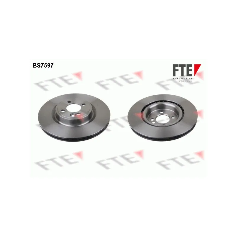 Jeu de 2 disques de frein avant FTE BS7597