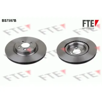 Jeu de 2 disques de frein avant FTE BS7597B