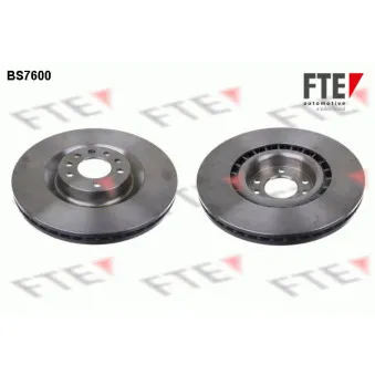 Jeu de 2 disques de frein avant FTE BS7600