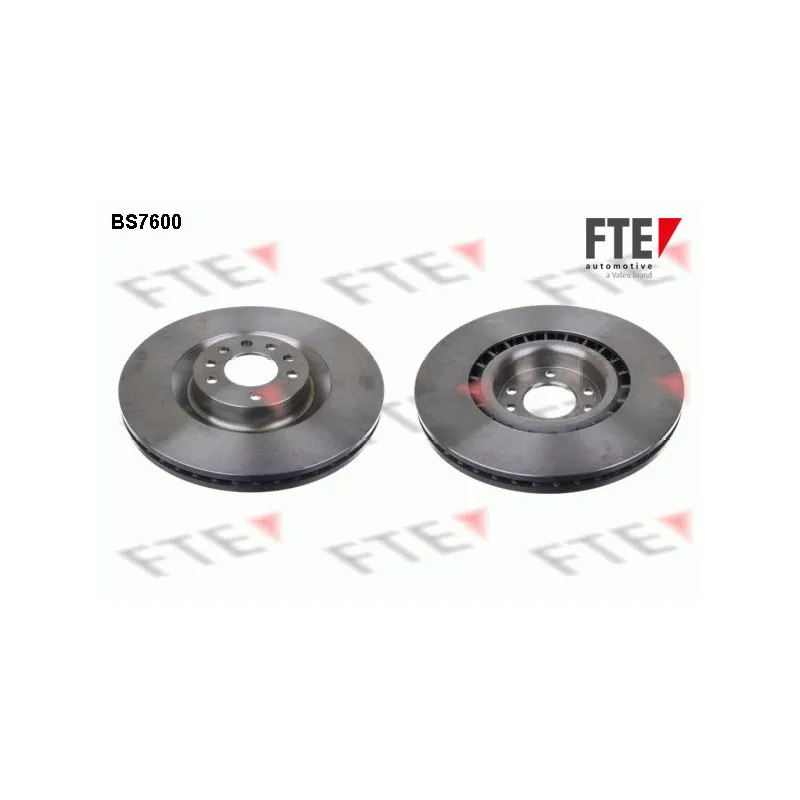 Jeu de 2 disques de frein avant FTE BS7600