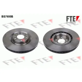 Jeu de 2 disques de frein avant FTE BS7600B
