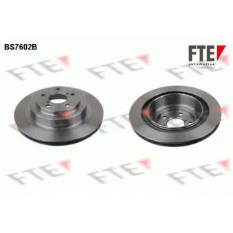 Jeu de 2 disques de frein arrière FTE BS7602B