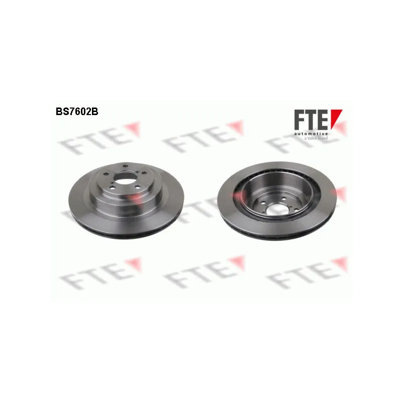Jeu de 2 disques de frein arrière FTE BS7602B