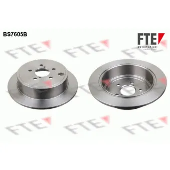 Jeu de 2 disques de frein arrière FTE BS7605B