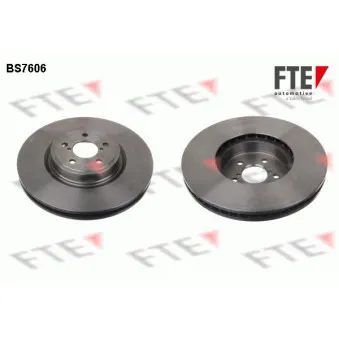Jeu de 2 disques de frein avant FTE BS7606