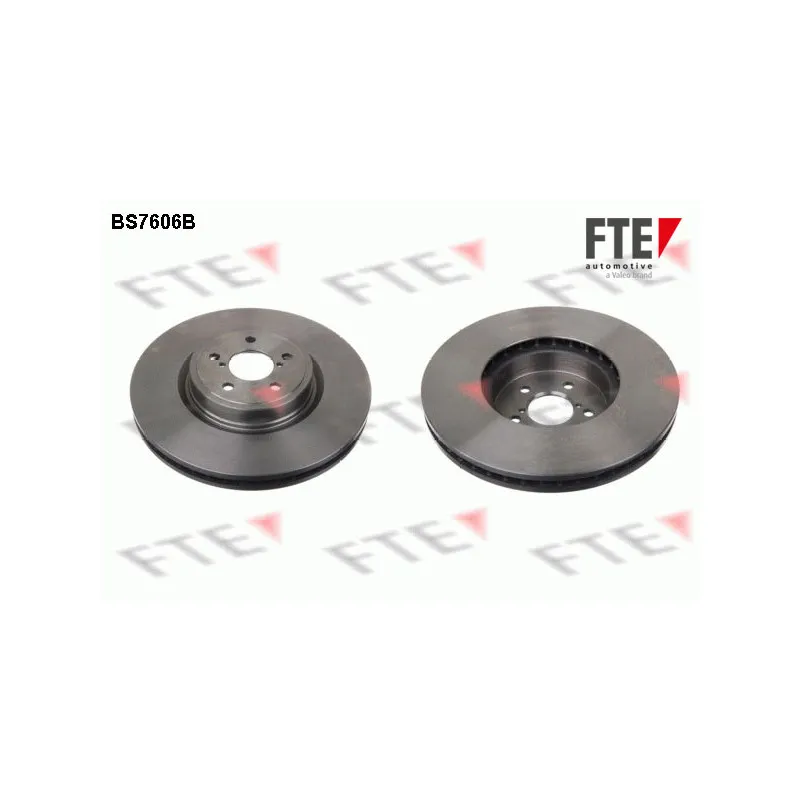 Jeu de 2 disques de frein avant FTE BS7606B