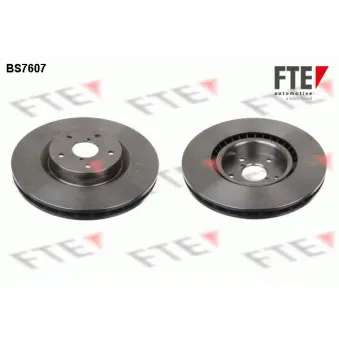 Jeu de 2 disques de frein avant FTE BS7607