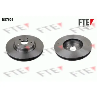 Jeu de 2 disques de frein avant FTE BS7608