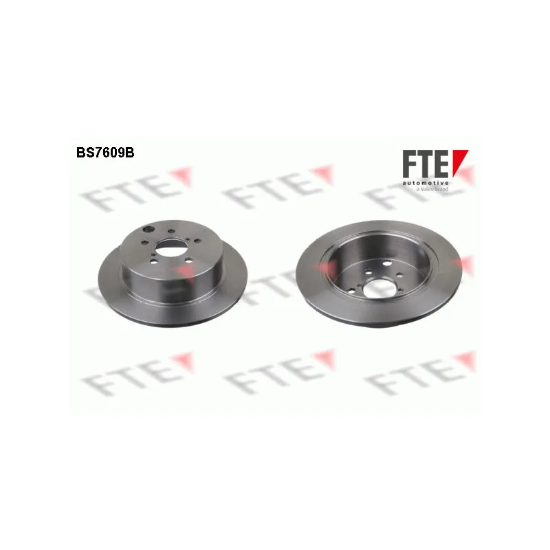 Jeu de 2 disques de frein arrière FTE BS7609B