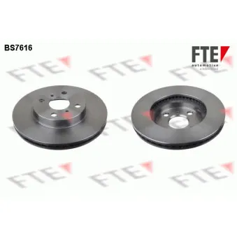Jeu de 2 disques de frein avant FTE BS7616