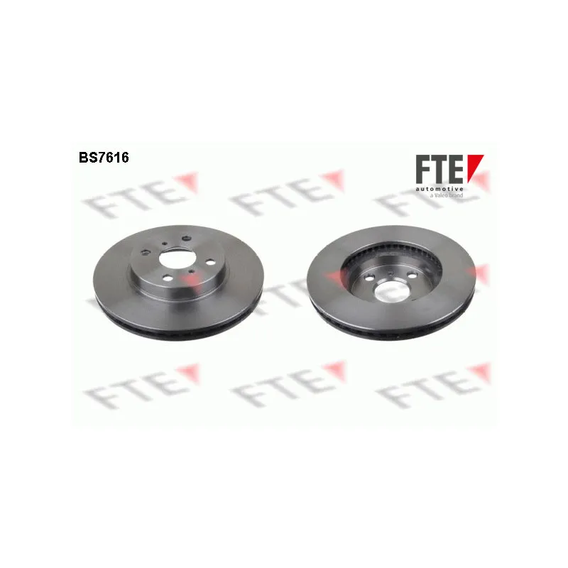 Jeu de 2 disques de frein avant FTE BS7616