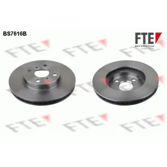 Jeu de 2 disques de frein avant FTE BS7616B