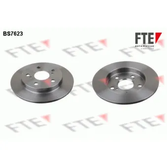 Jeu de 2 disques de frein arrière FTE BS7623