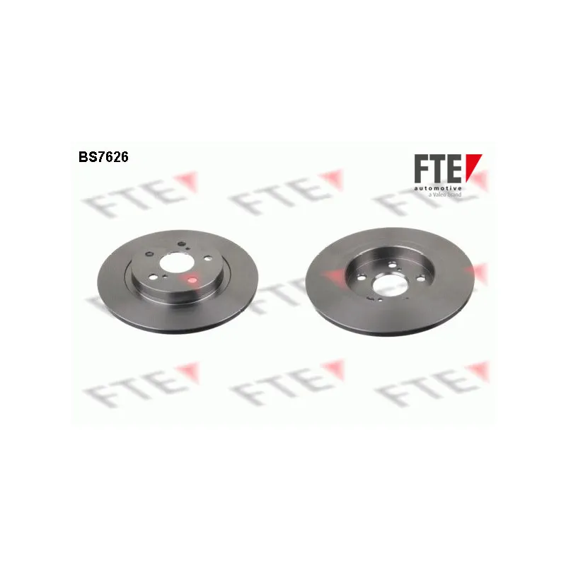 Jeu de 2 disques de frein arrière FTE BS7626