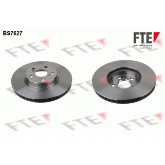 Jeu de 2 disques de frein avant FTE
