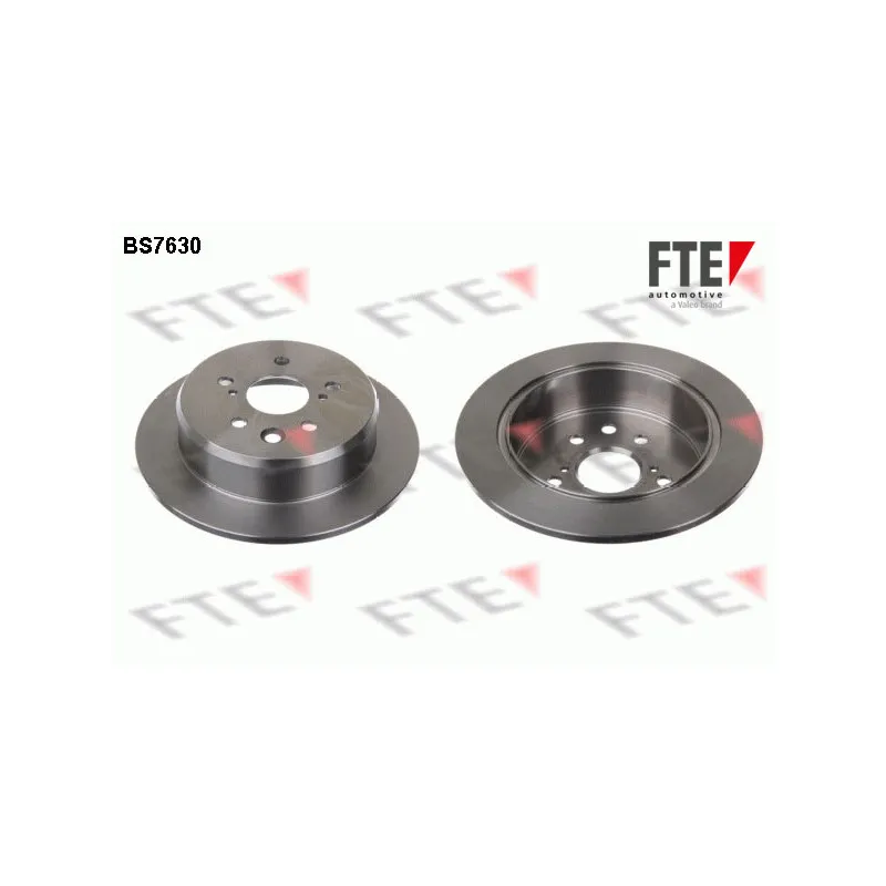Jeu de 2 disques de frein arrière FTE BS7630