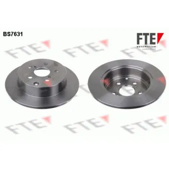 Jeu de 2 disques de frein arrière FTE BS7631